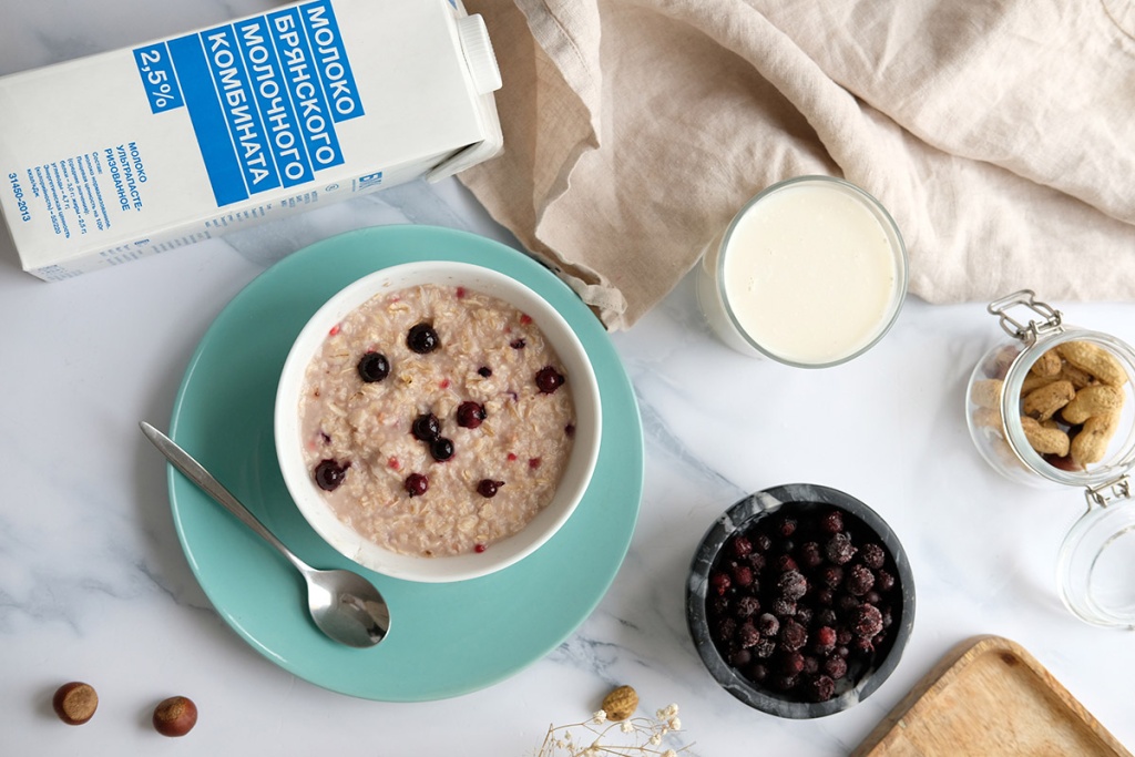 Каша на молоке с маслом Каша на молоке с маслом