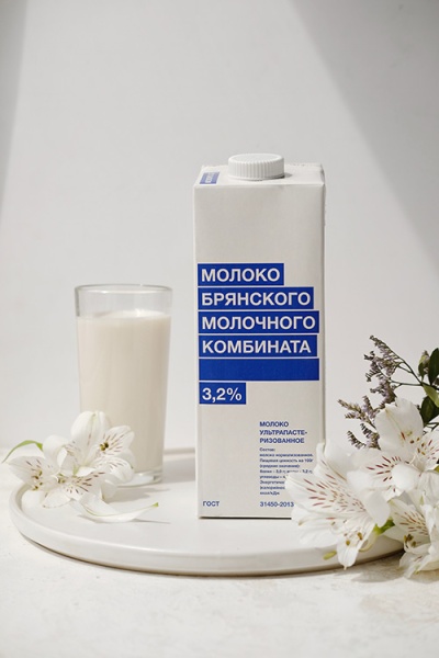 Молоко питьевое ультрапастеризованное массовая доля жира 3,2%