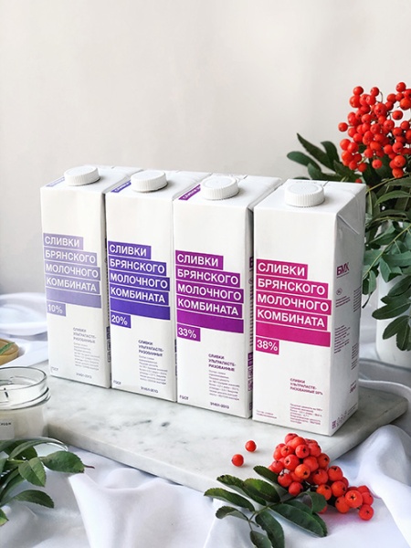 Сливки UHT 1000г ультрапастеризованные массовая доля жира 38%