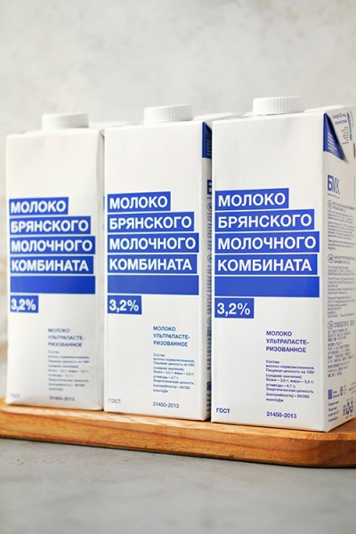 Молоко питьевое ультрапастеризованное массовая доля жира 3,2%