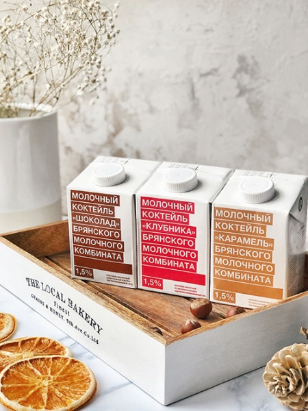 Молочный коктейль со вкусом карамели ультрапастеризованный массовая доля жира 1,5%