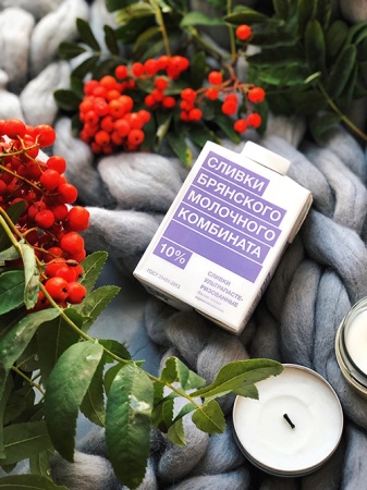 Сливки питьевые ультрапастеризованные массовая доля жира 10%