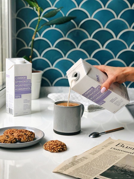 Сливки UHT 1000г ультрапастеризованные массовая доля жира 10%